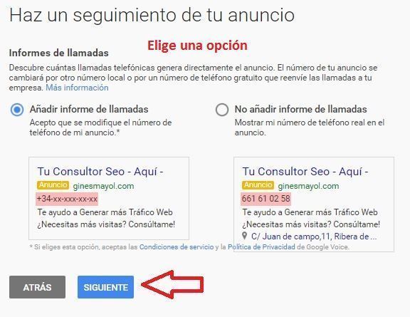 google adwords express seguimiento anuncios