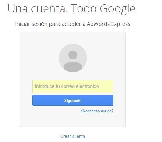 cuenta google adwords express