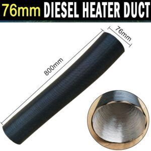 trubka přívodu a odvodu ohřátého vzduchu 76mm 5kw stacionární statické topení