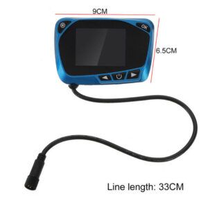 Bouton de thermostat lcd bleu, connecteur rond, lcd bleu, chauffage diesel, chauffage stationnaire, chine