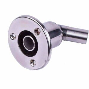 Sortie d'échappement en acier inoxydable, fourgon de bateau, mur extérieur 22mm 24mm, chauffage statique stationnaire