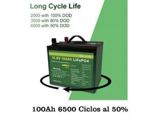 bateria compacta 100ah 6500 ciclos